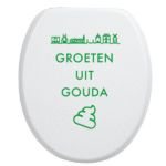 Toiletbrilsticker - Gouda - Afbeelding 6