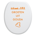 Toiletbrilsticker - Gouda - Afbeelding 3