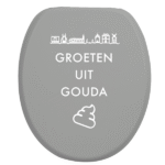 Toiletbrilsticker - Gouda - Afbeelding 2