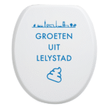 Toiletbrilsticker - Lelystad - Afbeelding 4