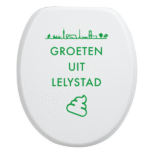 Toiletbrilsticker - Lelystad - Afbeelding 6