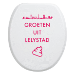 Toiletbrilsticker - Lelystad - Afbeelding 7