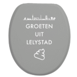 Toiletbrilsticker - Lelystad - Afbeelding 2