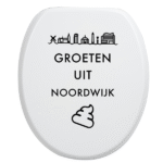 Toiletbrilsticker - Noordwijk