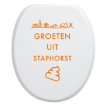 Toiletbrilsticker - Staphorst - Afbeelding 3