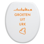 Toiletbrilsticker - Urk - Afbeelding 3