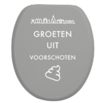 Toiletbrilsticker - Voorschoten - Afbeelding 2