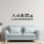 Muursticker - Langweer