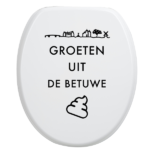 Toiletbrilsticker - Betuwe
