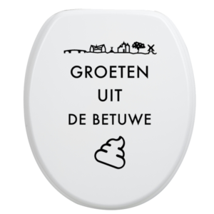 Toiletbrilsticker - Betuwe