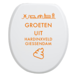 Toiletbrilsticker - Hardinxveld-Giessendam - Afbeelding 3