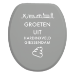 Toiletbrilsticker - Hardinxveld-Giessendam - Afbeelding 2