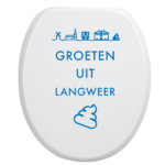 Toiletbrilsticker - Langweer - Afbeelding 4