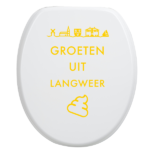 Toiletbrilsticker - Langweer - Afbeelding 5