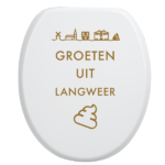 Toiletbrilsticker - Langweer - Afbeelding 8