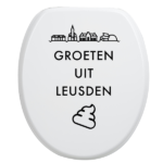 Toiletbrilsticker - Leusden
