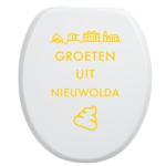 Toiletbrilsticker - Nieuwolda - Afbeelding 5