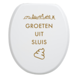 Toiletbrilsticker - Sluis - Afbeelding 8