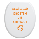 Toiletbrilsticker - Stiphout - Afbeelding 3