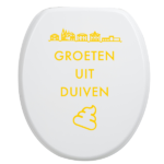 Toiletbrilsticker - Duiven - Afbeelding 5