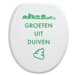Toiletbrilsticker - Duiven - Afbeelding 6