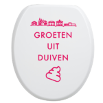 Toiletbrilsticker - Duiven - Afbeelding 7