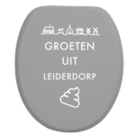 Toiletbrilsticker - Leiderdorp - Afbeelding 2