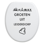 Toiletbrilsticker - Leiderdorp