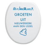 Toiletbrilsticker - Nieuwerkerk aan den IJssel - Afbeelding 4