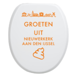 Toiletbrilsticker - Nieuwerkerk aan den IJssel - Afbeelding 3