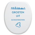 Toiletbrilsticker - Schoonhoven - Afbeelding 4