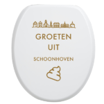Toiletbrilsticker - Schoonhoven - Afbeelding 8