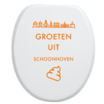 Toiletbrilsticker - Schoonhoven - Afbeelding 3