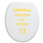 Toiletbrilsticker - Velsen - Afbeelding 5