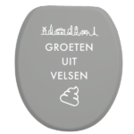 Toiletbrilsticker - Velsen - Afbeelding 2