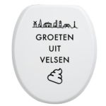 Toiletbrilsticker - Velsen
