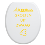 Toiletbrilsticker - Zwaag - Afbeelding 5