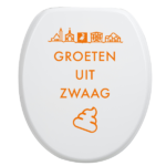 Toiletbrilsticker - Zwaag - Afbeelding 3