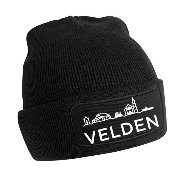 Muts-Zwart-Velden-Wit Muts - Velden - Afbeelding 1