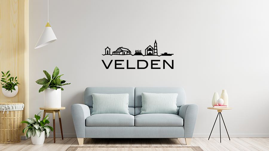 Muursticker-Velden Muursticker - Velden - Afbeelding 1