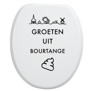 Toiletbrilsticker - Bourtange
