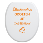 Toiletbrilsticker - Castenray - Afbeelding 3
