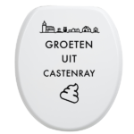 Toiletbrilsticker - Castenray