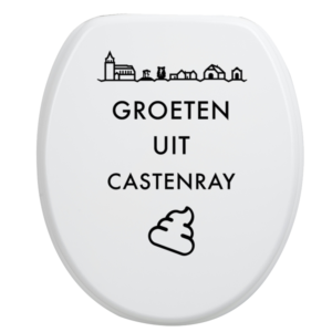 Toiletbrilsticker - Castenray