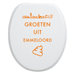 Toiletbrilsticker - Emmeloord - Afbeelding 3