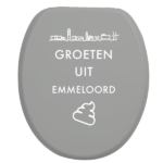 Toiletbrilsticker - Emmeloord - Afbeelding 2
