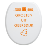 Toiletbrilsticker - Geersdijk - Afbeelding 3