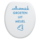 Toiletbrilsticker - Meijel - Afbeelding 4