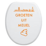 Toiletbrilsticker - Meijel - Afbeelding 3