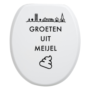 Toiletbrilsticker - Meijel